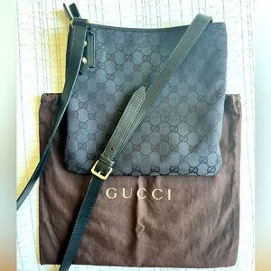 Gucci Canvas Messenger Bag